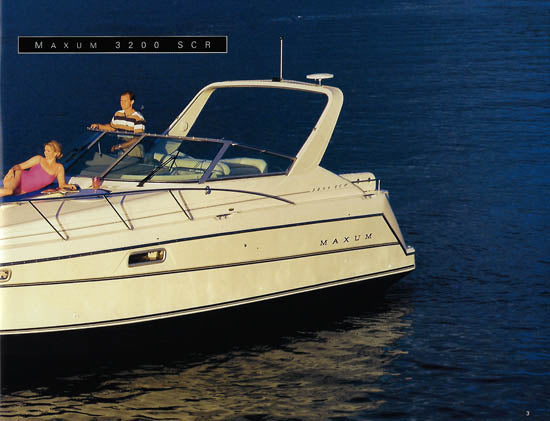 Maxum 1998 Sun Cruisers Brochure