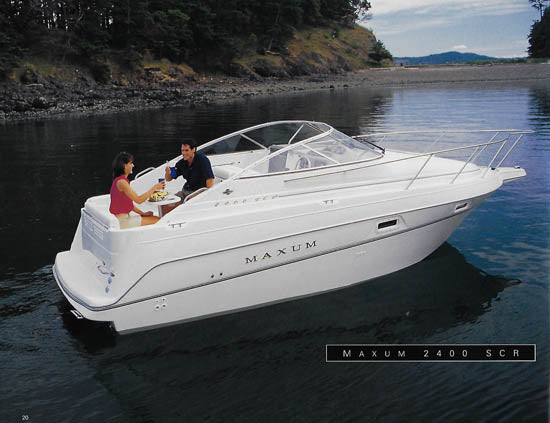 Maxum 1998 Sun Cruisers Brochure