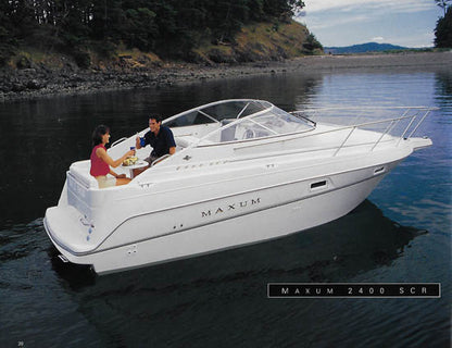 Maxum 1998 Sun Cruisers Brochure