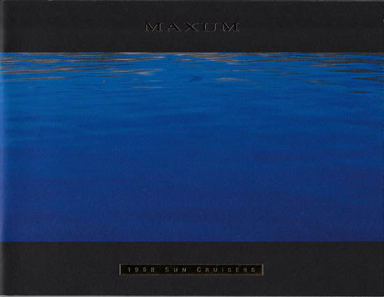 Maxum 1998 Sun Cruisers Brochure