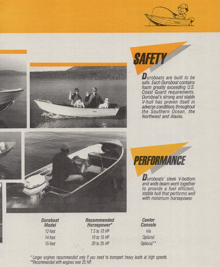 Duroboat 1980s Brochure