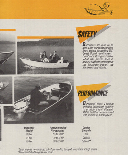 Duroboat 1980s Brochure