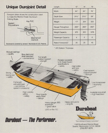 Duroboat 1980s Brochure