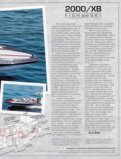 Bayliner 1989 Quantum Brochure