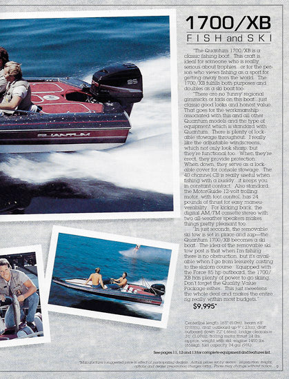 Bayliner 1989 Quantum Brochure