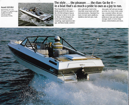 Avanti 1980s Brochure