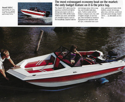 Avanti 1980s Brochure