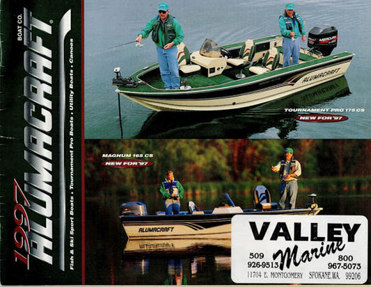 Alumacraft 1997 Fish, Ski Sport Boats, Utility & Canoes Brochure