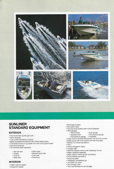 Sunliner 1988 Brochure