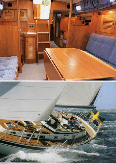 Hallberg-Rassy 42 Poster Brochure