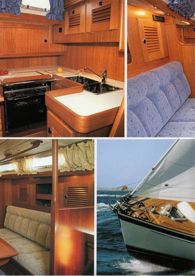 Hallberg-Rassy 42 Poster Brochure