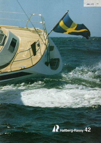 Hallberg-Rassy 42 Poster Brochure