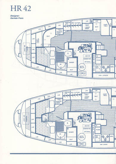 Hallberg-Rassy 42 Specification Brochure