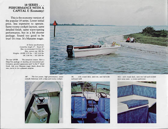 Manatee Boats Brochure
