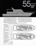 Carver Californian 55 Cockpit Motor Yacht Specification Brochure