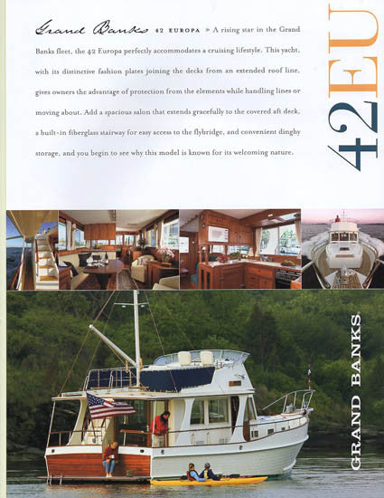 Grand Banks 42 Europa Brochure