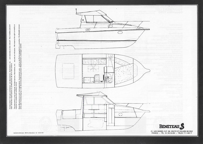 Beneteau Antares 8.05 Specification Brochure