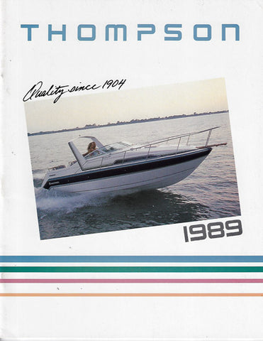 Thompson 1989 Brochure