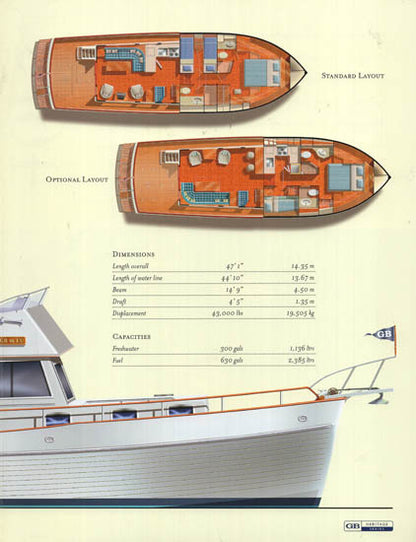 Grand Banks 46EU Europa Brochure