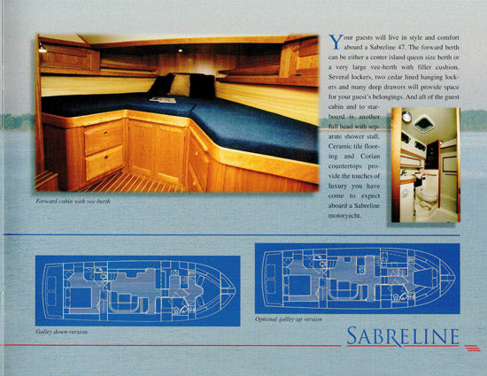 Sabreline 47 Brochure