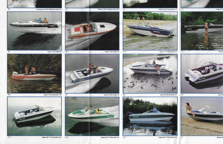Larson 1988 Fold Out Poster Brochure