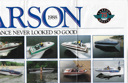 Larson 1988 Fold Out Poster Brochure