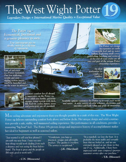 West Wight Potter Brochure