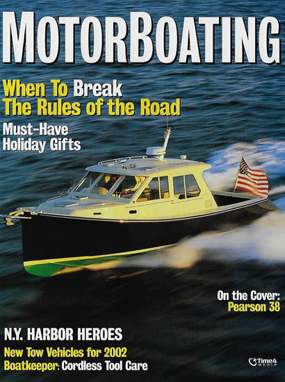 Pearson True North 38 Motorboating Magazine Reprint