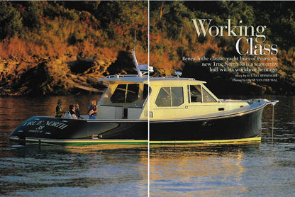 Pearson True North 38 Motorboating Magazine Reprint