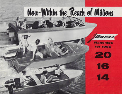 Owens 1956 Speedship Poster Brochure