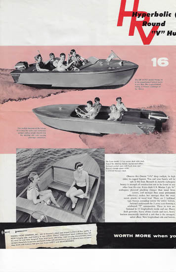 Owens 1956 Speedship Poster Brochure