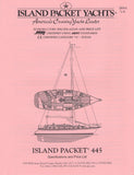 Island Packet 445 Specification Brochure