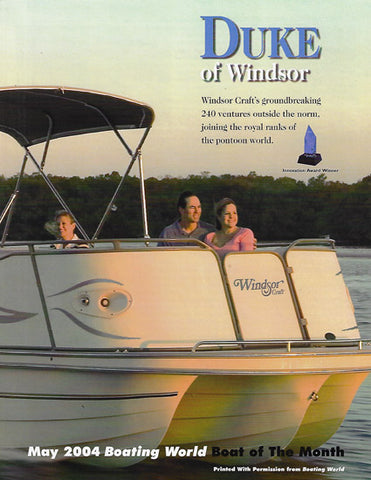 Windsor Craft 240 Boating World Magazine Reprint