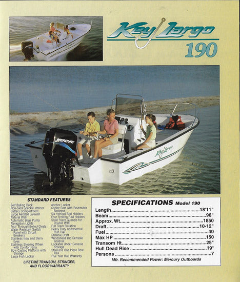 Key Largo 2004 Brochure