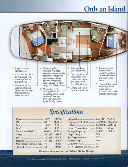 Island Packet 445 Brochure