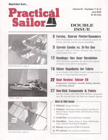 Telstar 28 Practical Sailor Magazine Reprint  Brochure