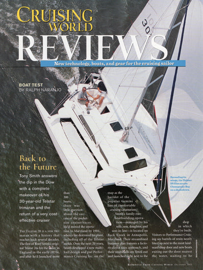 Telstar 28 Cruising World Magazine Reprint Brochure