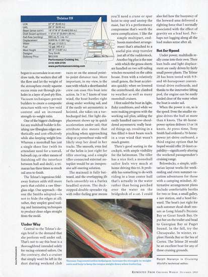 Telstar 28 Cruising World Magazine Reprint Brochure