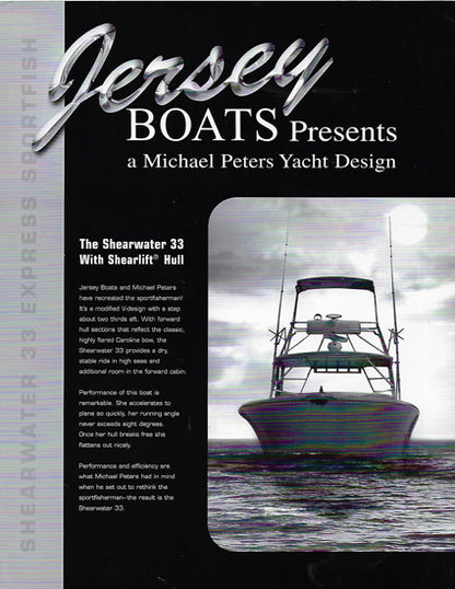 Shearwater 33 Brochure