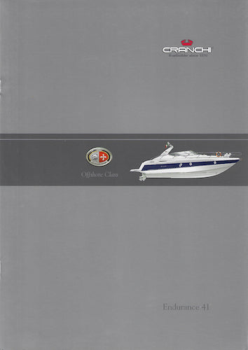 Cranchi Endurance 41 Launch Specification Brochure