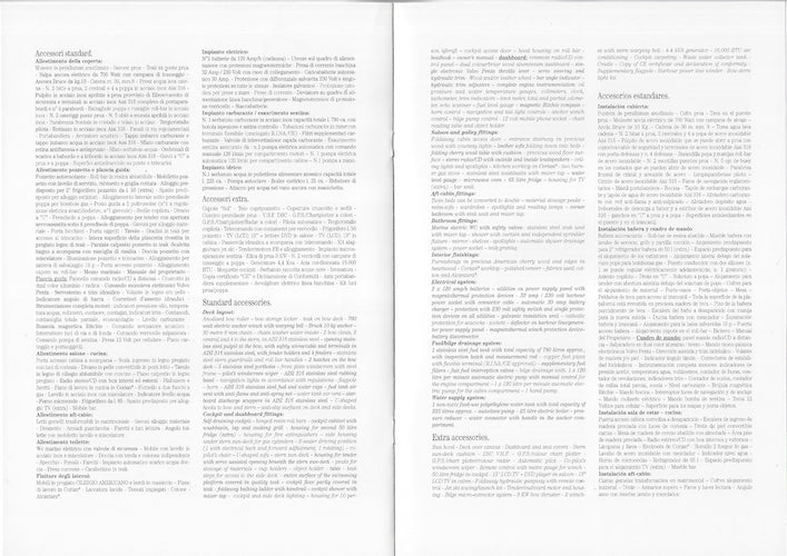 Cranchi Endurance 41 Launch Specification Brochure