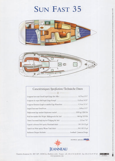 Jeanneau Sun Fast 35 Brochure