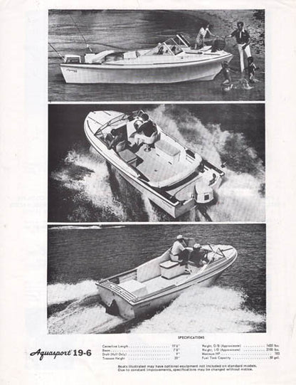 Aquasport 19-6 Family Fisherman Brochure