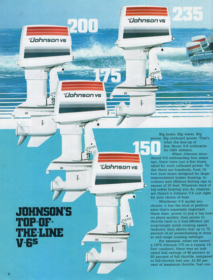 Johnson 1980 Outboard Brochure