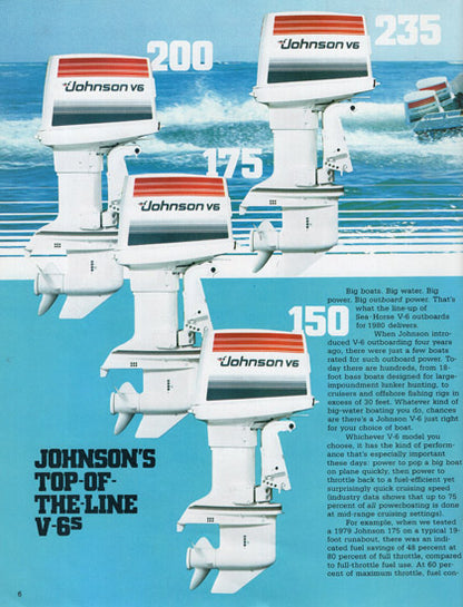 Johnson 1980 Outboard Brochure