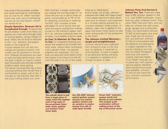 Johnson 1999 Inland Outboard Brochure
