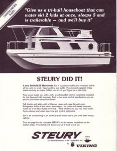 Viking Steury Tri Hull 25 Brochure