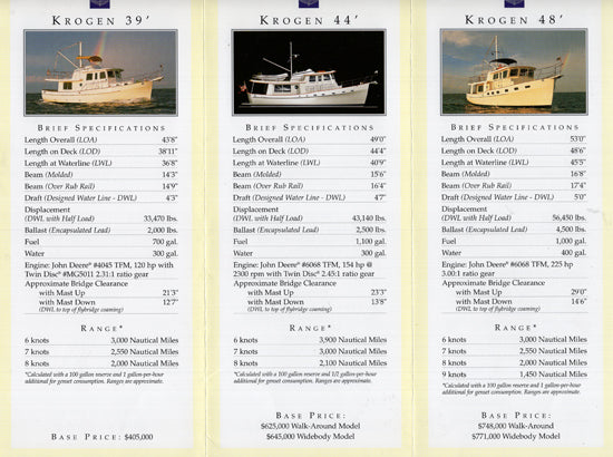 Krogen 2003 Brochure