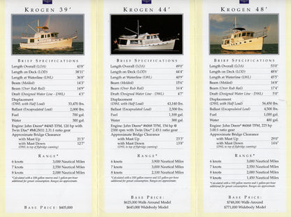 Krogen 2003 Brochure