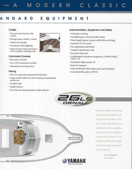Pursuit 2670 Denali LS Brochure